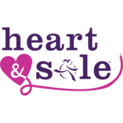 Heart and Sole logo in purple and pink